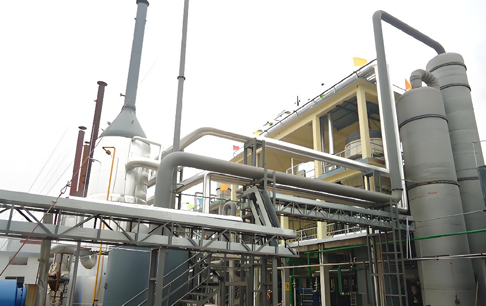 甲醛吸收塔頂部氣相出口管線解決方案